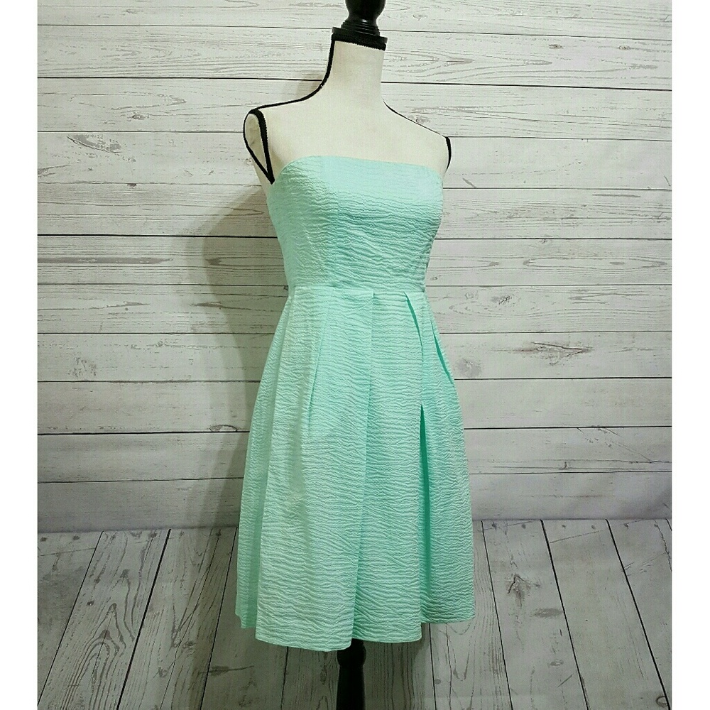 J.Crew Lorelie Strapless Cotton Beach Dress Size 4 - Picture 2 of 8